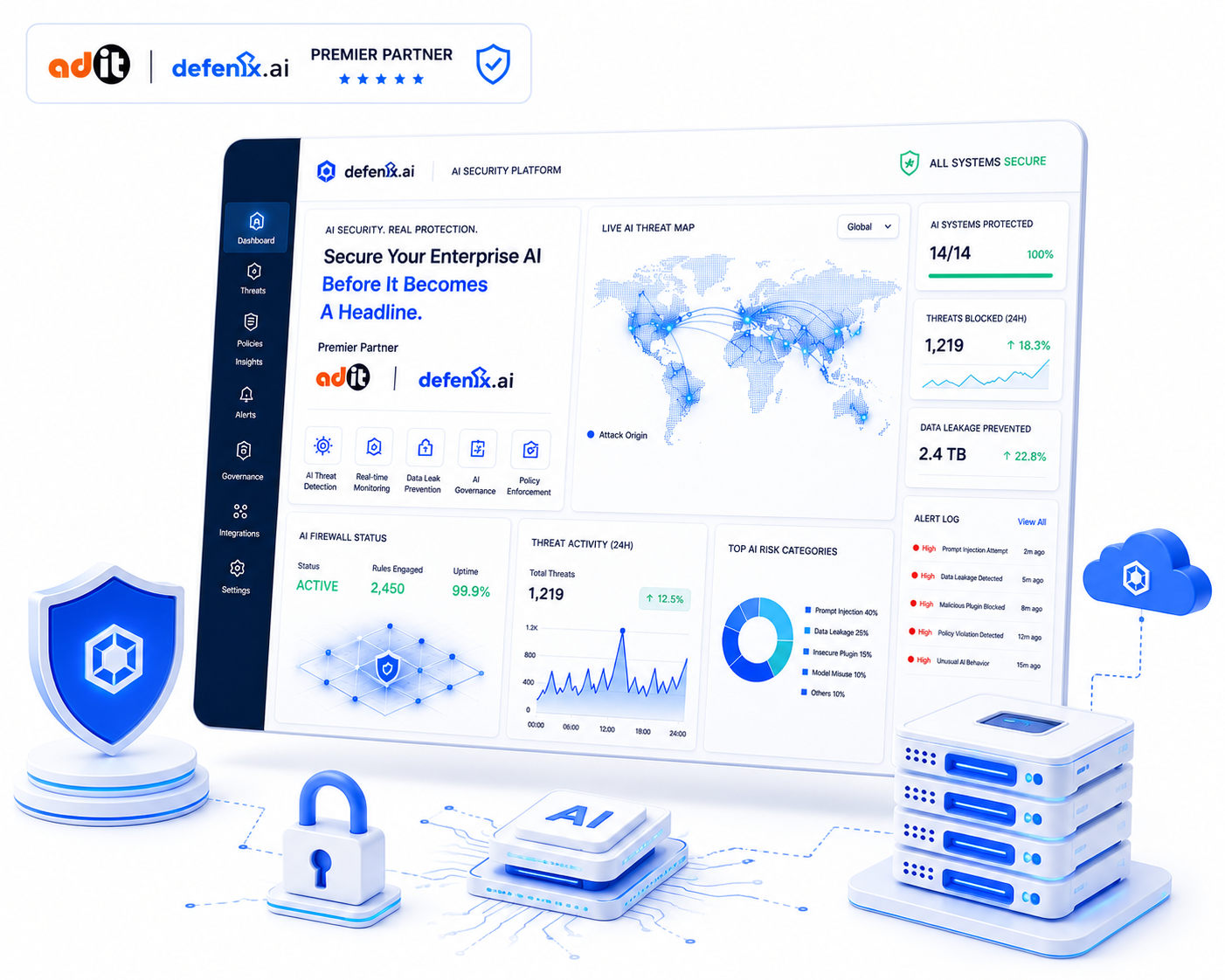 DefenGPT Dashboard Preview